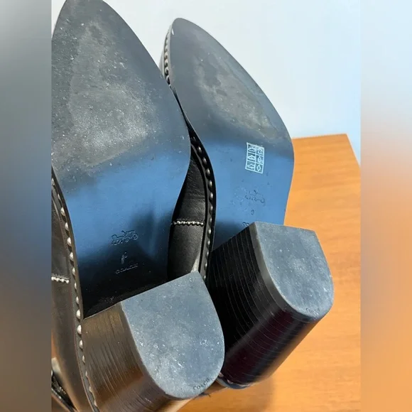 Coach Pipa Bootie Black Leather - Picture 6 of 6